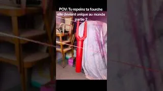 Miniature : POV: Tu repeins ta fourche elle devient unique au monde Partie 2#trottinettefreestyle#1of1#unique