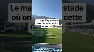 Miniature : Le cadre magnifique du Stade National d’Andorre ⛰️😍 #football #professional #stadium #andorra