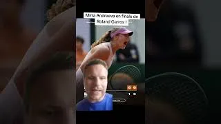 Miniature : 🔥Mirra Andreeva domine Marta Kostyuk 6/1 6/3 ! #andreeva #rolandgarros #tennis