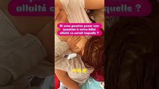 Miniature : parler à son bébé allaité