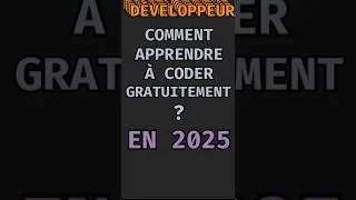 Miniature : Apprendre à coder gratuitement en 2025 💻