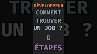 Miniature : Comment trouver un job de développeur en 2025 ? 6 étapes à suivre