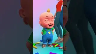 Miniature : L'Œuvre d'Art de Johny... Sur le Miroir ! 🎨🤦‍♂️ - Comptines Bébé - LooLoo Kids Français