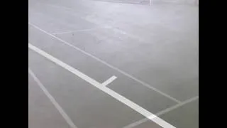 Miniature : Comment se passe le traçage d'un court de tennis ?