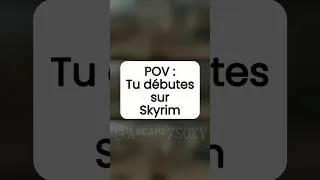 Miniature : Les débuts sur Skyrim #Arcane #skyrim #theelderscrolls #videogames #jeuxvidéo #shorts #shortsvideo