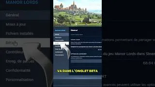 Miniature : Manor Lords : comment accéder à la dernière bêta Steam ?#manorlords