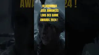 Miniature : Les Game Awards 2024 ont envoyé du lourd ! #shorts  #gaming #gameawards2024