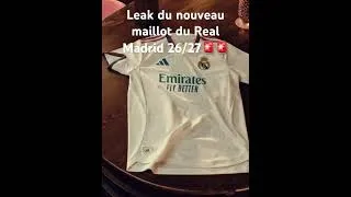 Miniature : Leak du nouveau maillot du Real Madrid pour la prochaine saison ! #football #realmadrid #leak #new