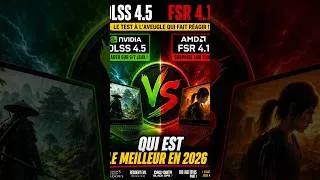 Miniature : Qui GAGNE entre DLSS4.5 VS FSR 4.1 #gaming #pc #arnaudc #gaminglaptop #gamer