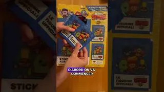 Miniature : Album Panini Brawl Stars autocollants #brawlstars #bs #arnex #stickers #panini #album #opening