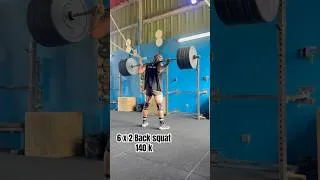 Miniature : Back squat session #crossfit #motivation #sports