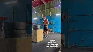 Miniature : Front squat and jumps #crossfit #sports #fitness