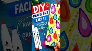 Miniature : Aesthetic bookmark - Marque pages original facile à faire #bookmark #aestheticart   #acrylicpainting