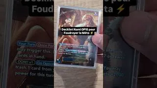 Miniature : Decklist Nami avec les combo borsalino pour foudroyer la méta #onepiecetcg #onepiececardgame #nami