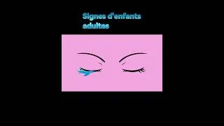 Miniature : Signes d'enfants adultes