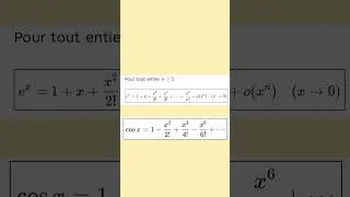 Miniature : #maths #comment mémoriser les #formules de #développement #limité.  #As des formules
