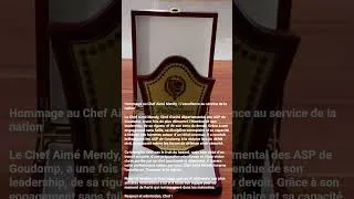 Miniature : Hommage au Chef Aimé Mendy : L'excellence au service de la nationLe Chef Aimé Mendy, C.U.D Goudomp