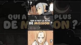 Miniature : Qui a RÉUSSI le PLUS de mission dans NARUTO ? #naruto #narutoshippuden #anime