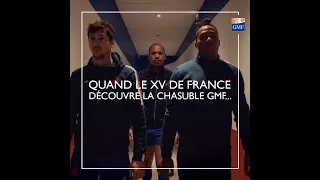 Miniature : GMF Assurément Rugby | Quand le XV de France découvre la chasuble GMF