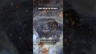 Miniature : Hubble observe une super bulle dans l'espace. #space #science #nasa #shorts