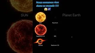 Miniature : Terre → Soleil → Stephenson 2-18 → TON 618 : on n’existe pas #astronomie #space #espace #universe