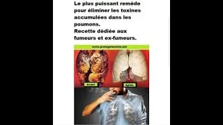 Miniature : 72 HEURES POUR PURIFIER NATURELLEMENT DES POUMONS DE FUMEURS/ÉLIMINER LA NICOTINE DE VOTRE ORGANISME