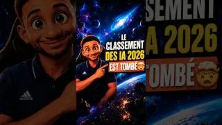 Miniature : Le Nouveau Classement des IA 2026 🤯 ChatGPT n'est plus N°1! #claudeai #gemini #chatgpt #deepseek #ia