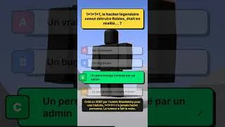 Miniature : 1x1x1x1, le hacker de Roblox, c'était quoi en vrai ? #Roblox #Quiz