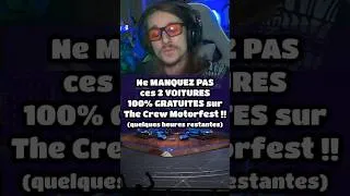 Miniature : URGENT : 2 VOITURES GRATUITES sur The Crew Motorfest !! 👀🤩 #thecrewmotorfest