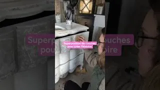 Miniature : Métamorphose d'une commode : Le secret de la peinture à la caséine ✨ (Partie 1)