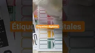 Miniature : étiquettes à imprimer en vente sur ko-fi #ateliercraie #lescarnetsateliercraie