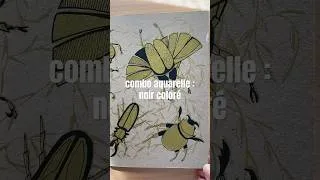 Miniature : je préfère créer mon noir à l'aquarelle, ça apporte beaucoup plus de nuances! #watercolor