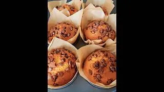 Miniature : Muffins aux pépites de chocolat 🍫 #shorts