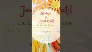 Miniature : Stage Astrologie et Journal Créatif #astrologie #journalcréatif