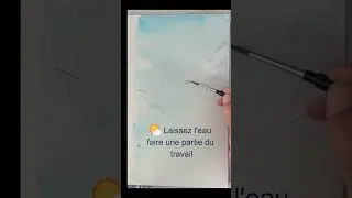 Miniature : Peindre un ciel lumineux à l'aquarelle ☁️