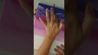 Miniature : 💙💜💙 #painting #acrylicpainting #foryou #peinture