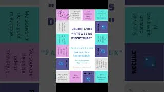 Miniature : Jeu de l'oie des Ateliers d'Ecriture #formateur #entreprise #questcequejedevraischoisir