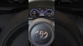 Miniature : Découvrez toutes les options du nouveau combiné numérique de la Toyota Yaris MY 24 ! #toyota #yaris