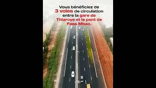 Miniature : OUVERTURE PREMIER TRONÇON 2x3 VOIES - THIAROYE-RUFISQUE