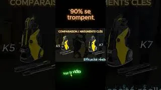 Miniature : Avant d’acheter un Kärcher regarde ça. K5 vs K7