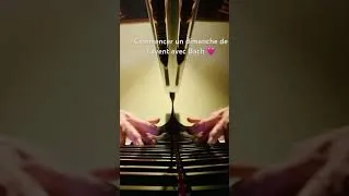 Miniature : Début de journée d’un dimanche de l’avent avec Bach 🩷🙏