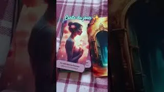 Miniature : Tu mérites la douceur #cartedujour #oraclecards #meditation #prendresoindesoi #bienetre