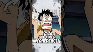 Miniature : les PIRES incohérences dans One Piece #onepiece #anime #luffy