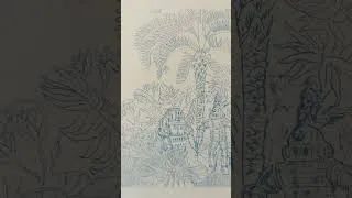 Miniature : Éden 2025, Mauro Bordin, cyanotype sur papier A3, 42x29,7 cm #maurobordin #cyanotype