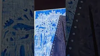 Miniature : Le sacre corps, 2025, Mauro Bordin, cyanotype sur papier A3, 42x29,7 cm