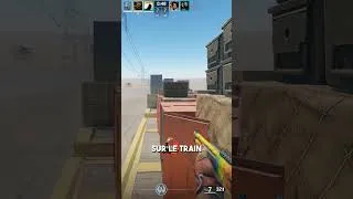 Miniature : JOUER sur un TRAIN sur CS2 ?!  #cs2 #csgo