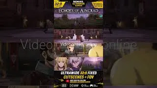 Miniature : #echoesofaincrad ultrawide 32:9 cutscenes & fov fixed - video already online #sao #swordartonline