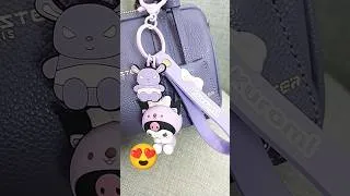 Miniature : #handbags #fashion #kawaii #kuromi #bagcharm #lancaster #purple happy Monday 😘💜
