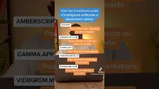 Miniature : Les 5 Meilleurs Outils IA Intelligence Artificielle à Absolument Utiliser