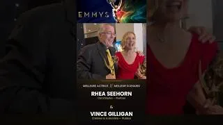 Miniature : Rhea Seehorn et Vince Gilligan récompensé aux emmys awards 2026 🏆 #emmyawards #rheaseehorn #shorts